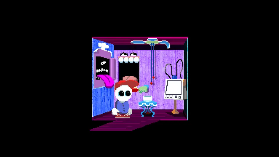 A surreal room from an official Endacopia screenshot